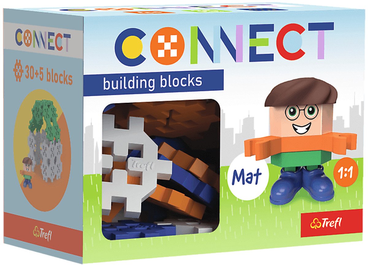 Connect | Bouwstenen Mat 35 Stuks